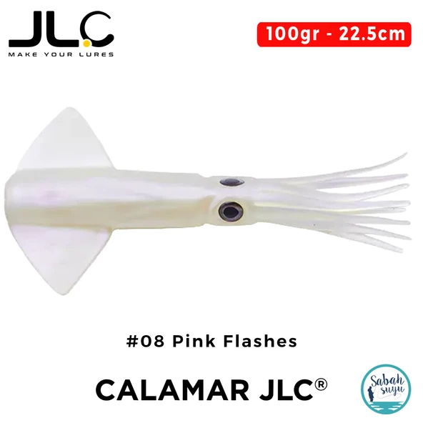JLC Calamar Yedek Gövde 22.5cm 100gr #08 Pink Flashes Silikon Kalamar ürün görseli 1