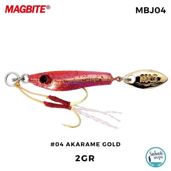 Magbite Chirimen Jig 2gr #04 Akarame Gold ürün görseli 1