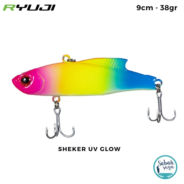 Ryuji Rock VIB Vibrasyon Jig 9cm 38gr Sheker UV Glow ürün görseli 1