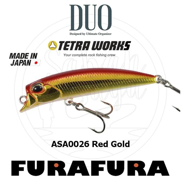 Duo Tetra Works Furafura ASA0026 Red Gold ürün görseli 1