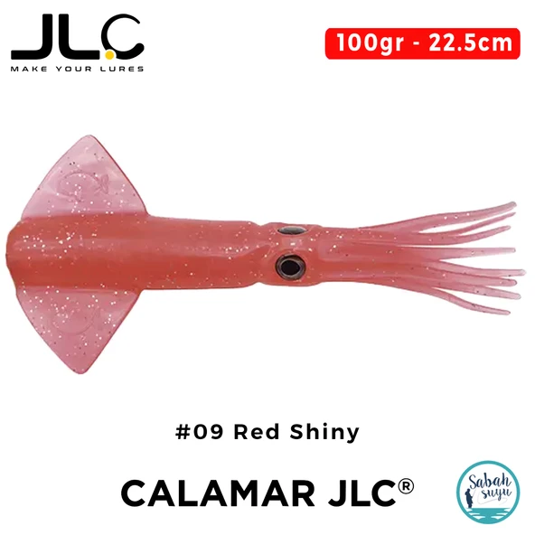 JLC Calamar Yedek Gövde 22.5cm 100gr #09 Red Shiny Silikon Kalamar ürün görseli 1