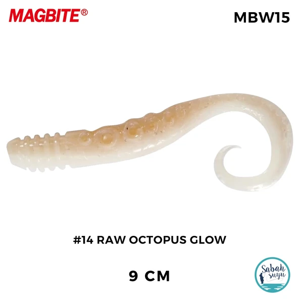 Magbite Silikon Ahtapot Bacağı 9cm #14 Raw Octopus Glow (4 Adet) ürün görseli 1
