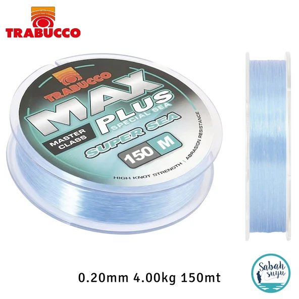 Trabucco Max Plus Super Sea Mono Misina 0.20mm 4.00kg 150mt ürün görseli 1