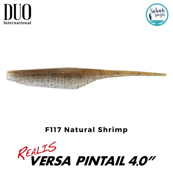 Duo Realis Versa Pintail 10cm (4") Silikon Yem F117 Natural Shrimp ürün görseli 1