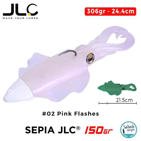 JLC Sepia 150 Set 306gr 24.4cm #02 Pink Flashes Silikon Sübye ürün görseli 1