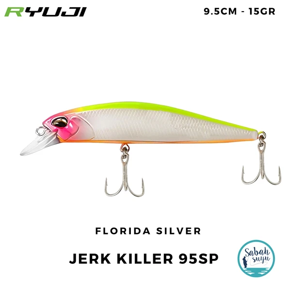 Ryuji Jerk Killer 95SP 9.5cm 15gr Florida Silver ürün görseli 1