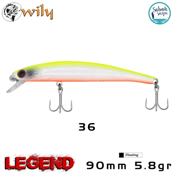 Wily Legend 90F 9cm 5.8gr No:36 Maket Balık ürün görseli 1