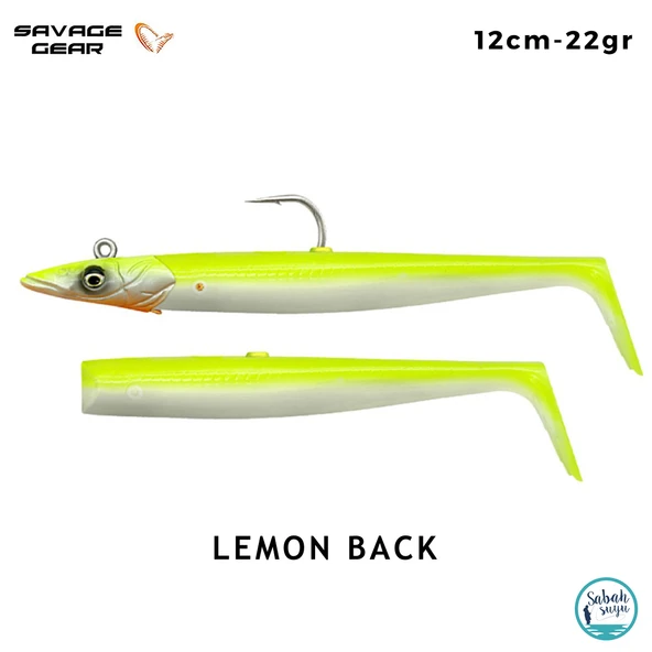 Savage Gear Sandeel V2 12 cm 22gr Combo (2+1) Lemon Back ürün görseli 1