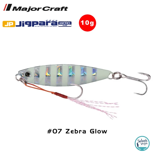 Major Craft Jigpara Micro JPM-10gr 50mm #07 Zebra Glow ürün görseli 1