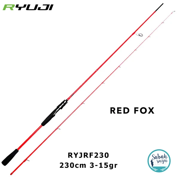 Ryuji Red Fox 2.30mt 3-15gr (2P) Light Spin Kamış ürün görseli 1