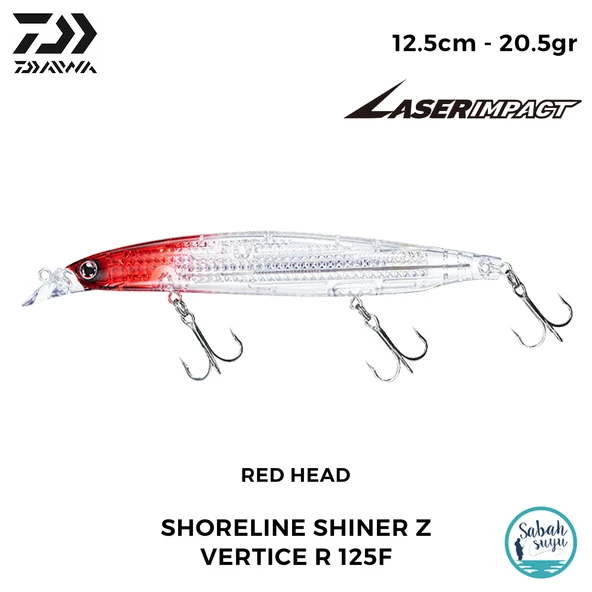 Daiwa SLS-Z Vertice R 125F-LI 12.5cm 20.5gr LI Red Head ürün görseli 1
