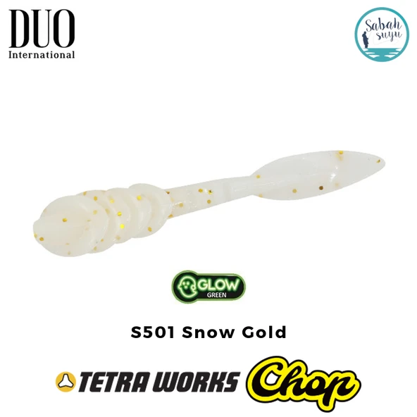 Duo Tetra Works Chop LRF Silikon 35mm. S501 Snow Gold ürün görseli 1