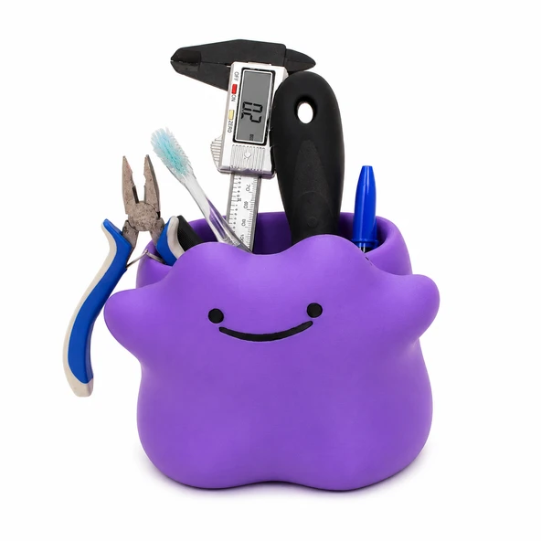 ?✨ 10 cm Sevimli Kalemlik Organizer ?️? Renk Seçenekli Masaüstü Kalem Kutusu ? ürün görseli 1