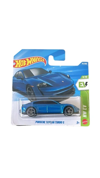 Hot Wheels Porsche Taycan Turbo S Mavi ürün görseli 1