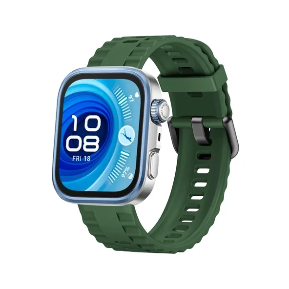 Huawei Watch Fit 3 Klasik Kordon (saat Değildir) - Koyu Yeşil ürün görseli 1