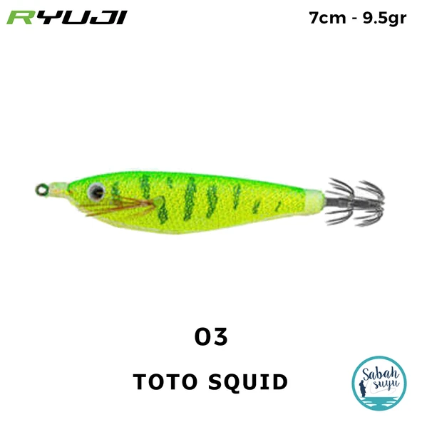 Ryuji Toto Squid 7cm 9.5gr Kalamar Zokası #03 ürün görseli 1