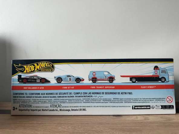 Hot Wheels Gulf 4 lü Diorama - Resim 2