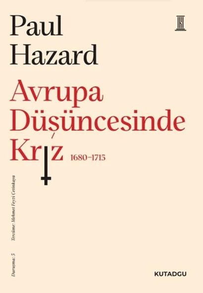 Avrupa Düşüncesinde Kriz 1680-1715 ürün görseli 1