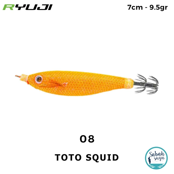 Ryuji Toto Squid 7cm 9.5gr Kalamar Zokası #08 ürün görseli 1
