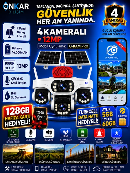 OKAM PRO PREMİUM 337S TAM SET 1YIL 60GB TURKCELL DATA + 128GB MİKRO SD HAFIZA KARTLI ürün görseli 1