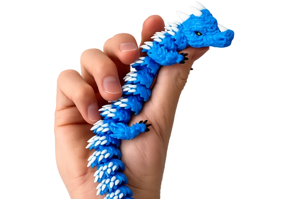 ?✨ Esnek Ejderha Figürü 15 cm Dev Boy Hareketli Masaüstü Dekor Oyuncak Koleksiyon Figürü ?? ürün görseli 1