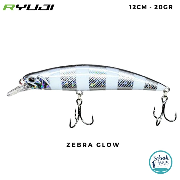Ryuji Real Jerk 95S 9.5cm 16gr Zebra Glow Maket Balık ürün görseli 1