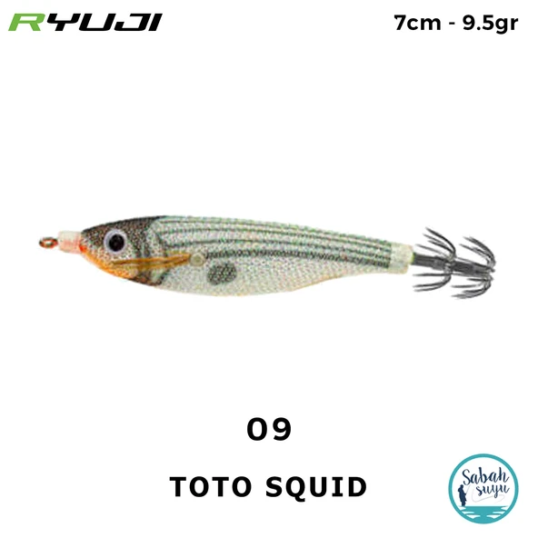Ryuji Toto Squid 7cm 9.5gr Kalamar Zokası #09 ürün görseli 1