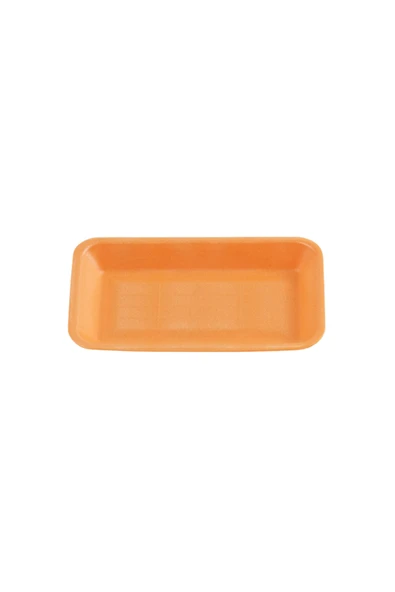Köpük Tabak 250 li Paket - Tek Kullanımlık, 1 Kg, Dayanıklı Mod1 | Turuncu ürün görseli 1