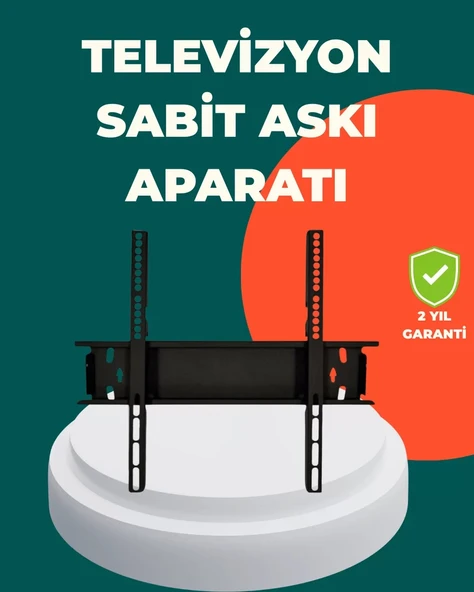 Nevamel® 32-65 İnç LCD LED TV Askı Aparatı 75 kg Taşıma Güçlendirilmiş Çelik ürün görseli 1