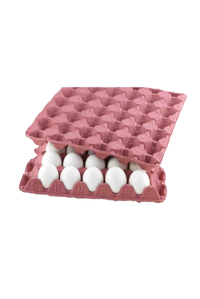 |100Adet| 30'lu Yumurta Viyolü - 20 LBS Pembe Renk Karton Yumurta Kabı (100'lü Ekonomik Paket) ürün görseli 1