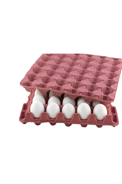 |100Adet| 30'lu Yumurta Viyolü - 17 LBS Pembe Renk Karton Yumurta Kabı (100'lü Ekonomik Paket) ürün görseli 1