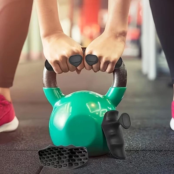 2 Adet Sporcu El Koruma Silikonu – Fitness, Ağırlık Kaldırma ve Antrenman İçin Kaymaz El Pedi ürün görseli 1