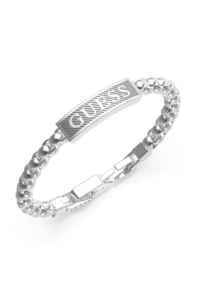 Guess JUMB03/028JW/ST/S Erkek Metalik Gri Bileklik JGUJUMB03028JWSTS ürün görseli 1