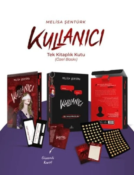 Kullanıcı – Tek Kitaplık Yan Boyamalı Kutu ürün görseli 1
