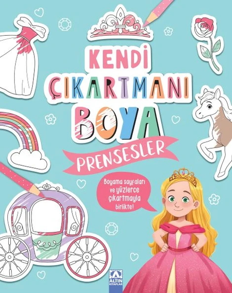 Kendi Çıkartmanı Boya - Prensesler ürün görseli 1