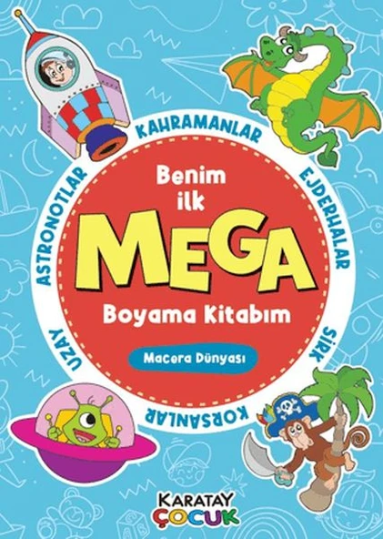 Mega Boyama Kitabım - Macera Dünyası ürün görseli 1
