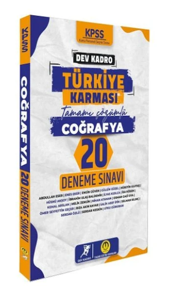Tasarı Yayınları KPSS Coğrafya Dev Kadro Türkiye Karması 20 Deneme ürün görseli 1