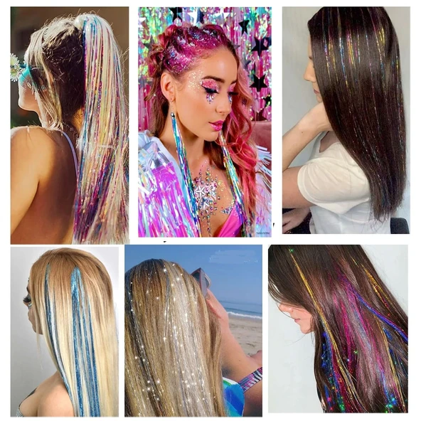 Hair Tinsel Simi / HT02 - Resim 3