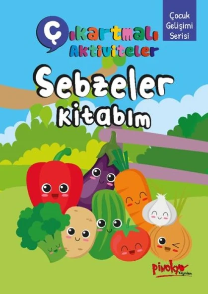Çıkartmalı Aktiviteler Sebzeler Kitabım ürün görseli 1