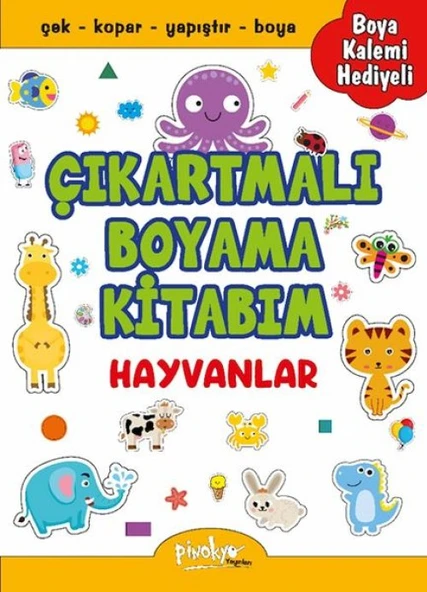 Çıkartmalı Boyama Hayvanlar ürün görseli 1