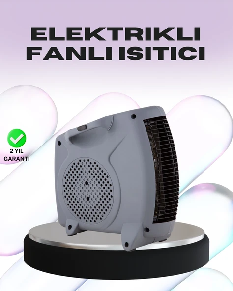 Taşınabilir Fanlı Isıtıcı Elektrikli Termik Korumalı Oda Isıtıcı ürün görseli 1