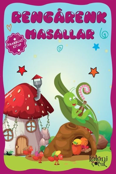 Çocuklar için Hayal ve Odak Geliştirici Rengarenk Masallar Frambuaz ürün görseli 1