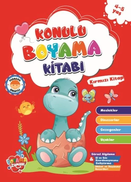 Konulu Boyama - KırmızıKitap (4-5 Yaş) ürün görseli 1