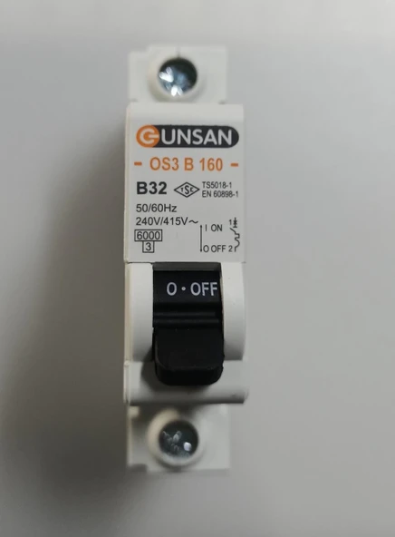1X32a B Serisi 6Ka Otomatik Sigorta ürün görseli 1