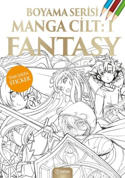 Manga Boyama Cilt I: Fantasy ürün görseli 1