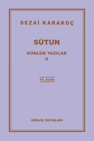 Günlük Yazılar 2 - Sütun ürün görseli 1
