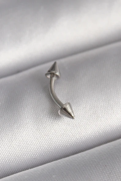 Nevamel® 316L Çelik Gümüş Renk Çivi Model Piercing 5886 ürün görseli 1