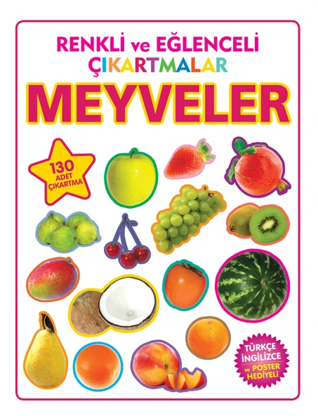 Renkli ve Eğlenceli Çıkartmalar Meyveler ürün görseli 1