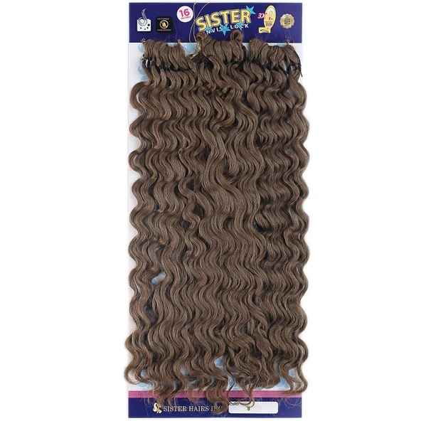 Afro Dalgası / Açık Kahve 8 ürün görseli 1