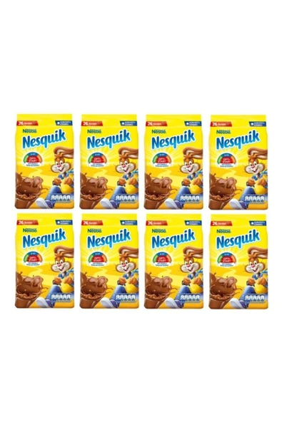 Nesquik Nestle Çikolatalı Sütlü Içecek Tozu 8 Adet X 375 gram ürün görseli 1